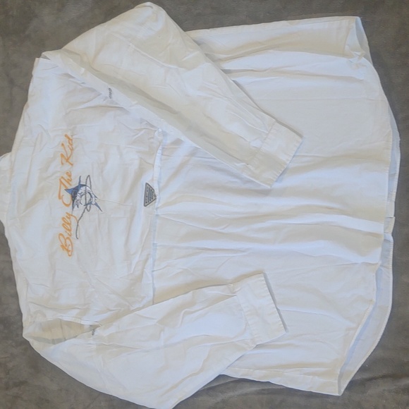 Columbia PFG billy the kid fishing long sleeve men's XL missing button - Picture 2 of 11